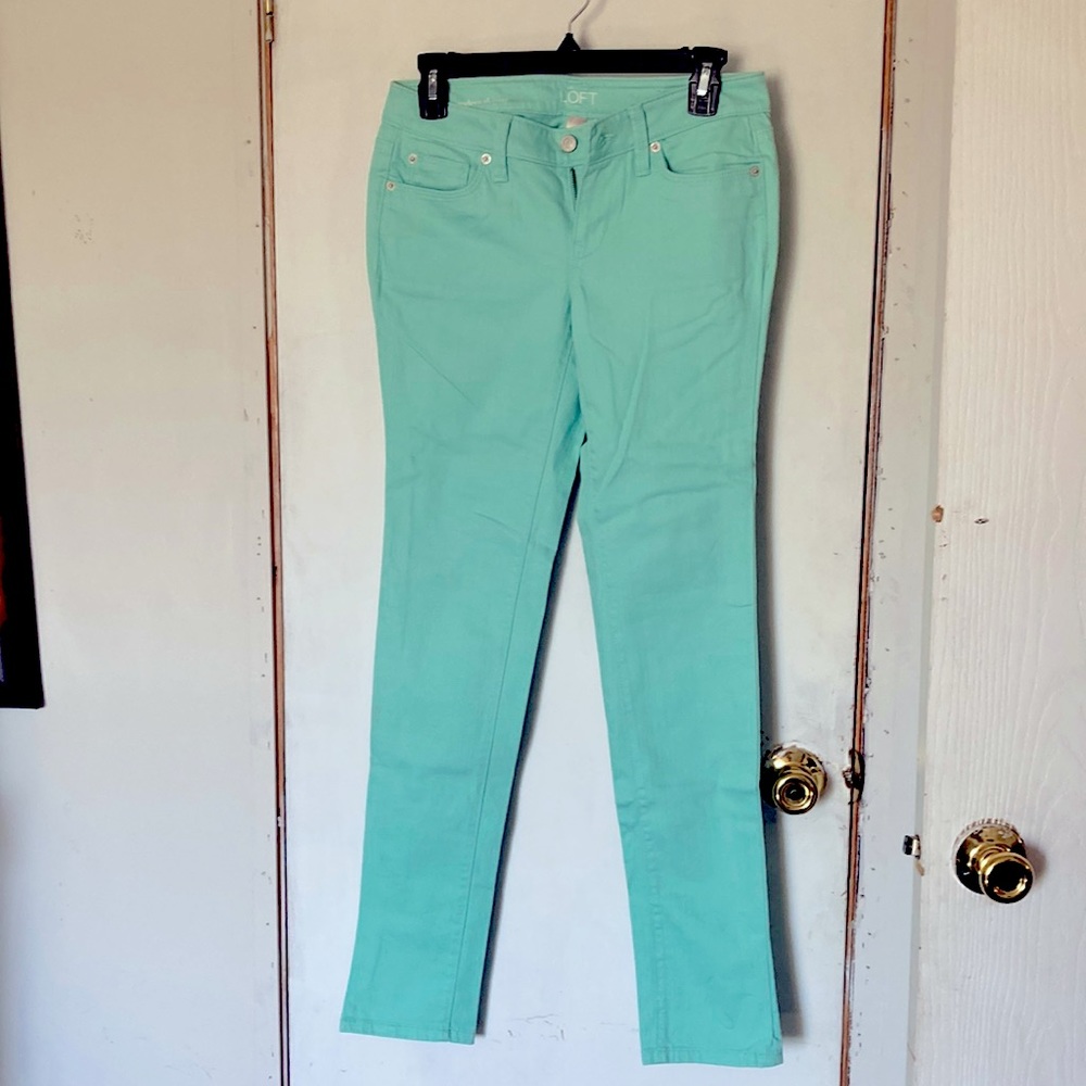 LOFT Colored Skinny Jeans